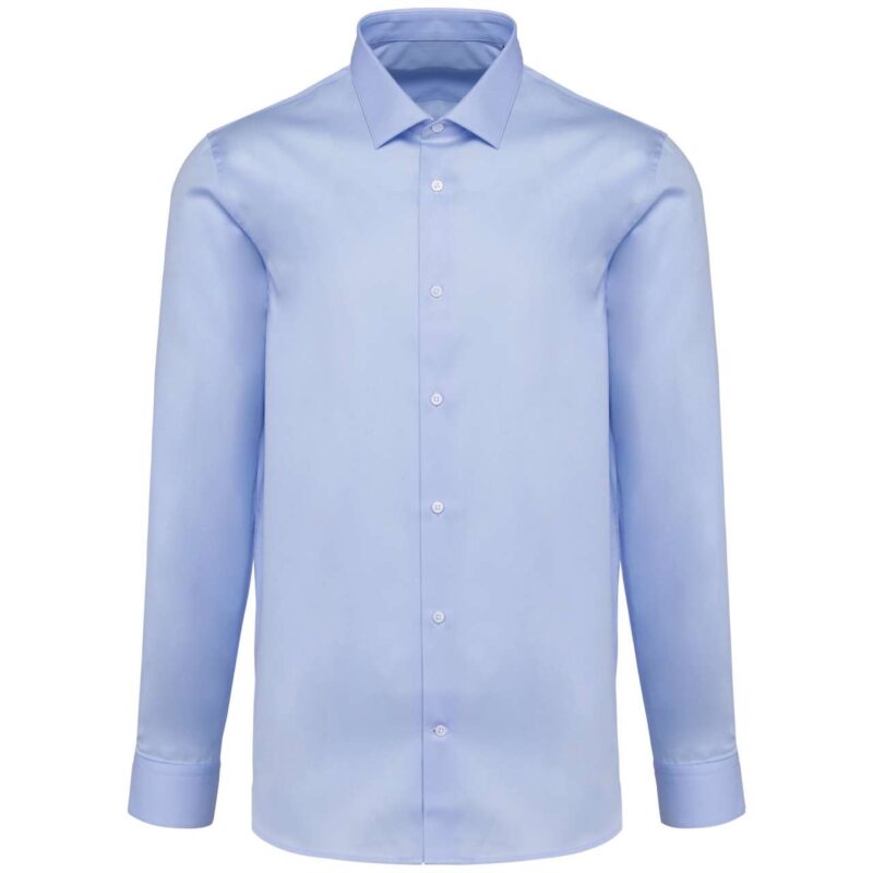 pk502-essential_blue-a1 Kariban Premium SHIRT LONG-SLEEVED PINPOINT OXFORD για MEN - Essential Blue