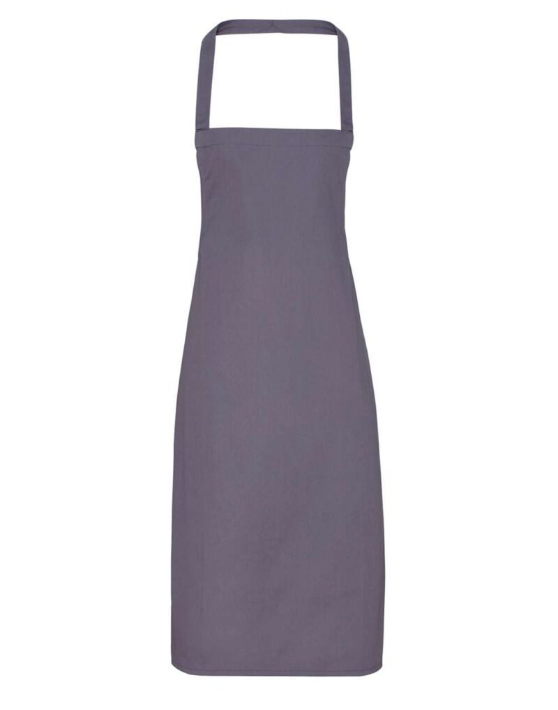 Premier 100% ORGANIC COTTON BIB APRON - Ατσάλι