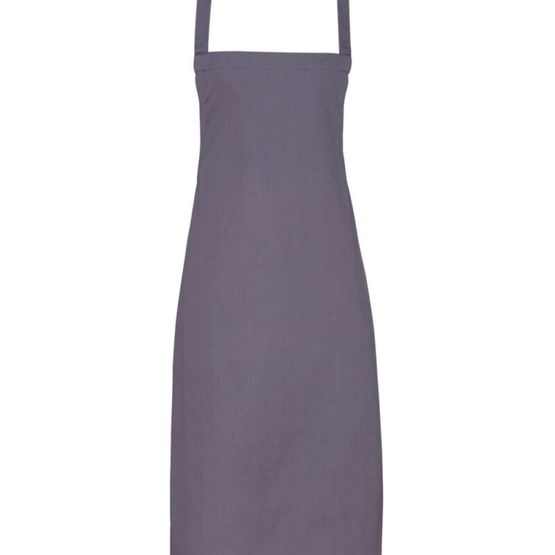 pr102-dark_grey-a2 Premier 100% ORGANIC COTTON BIB APRON - Σκούρο Γκρι