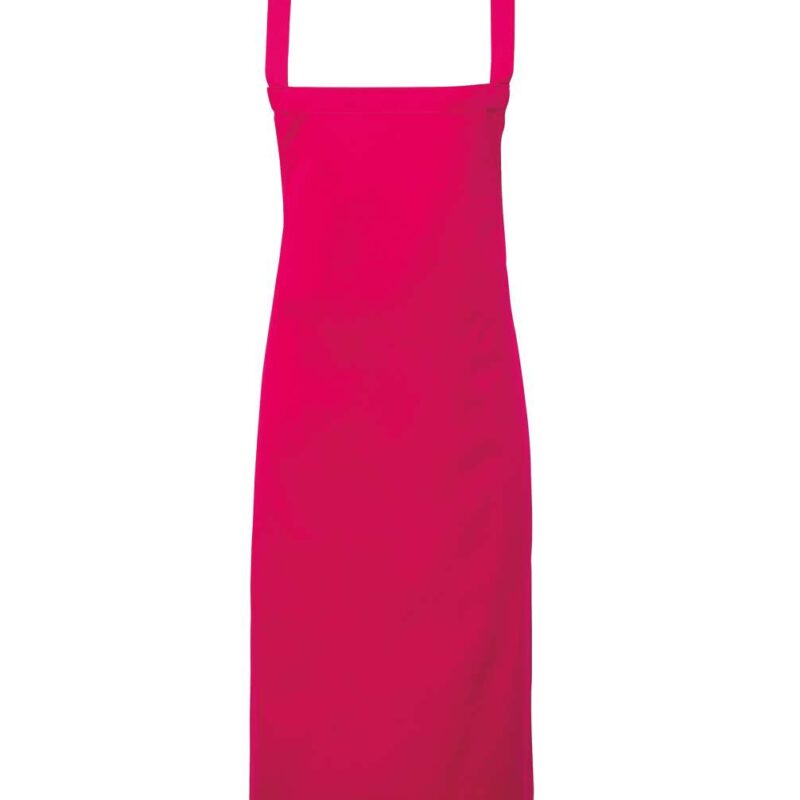 pr102-hot_pink-a2 Premier 100% ORGANIC COTTON BIB APRON - Φούξια
