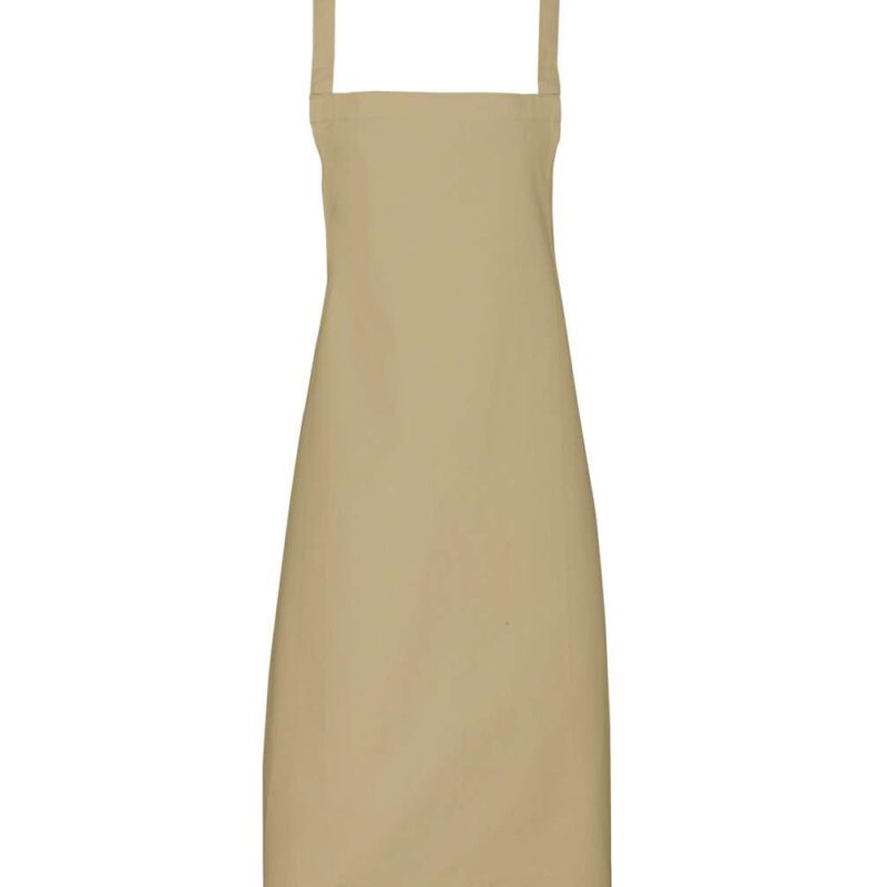 pr102-khaki-a2 Premier 100% ORGANIC COTTON BIB APRON - Χακί