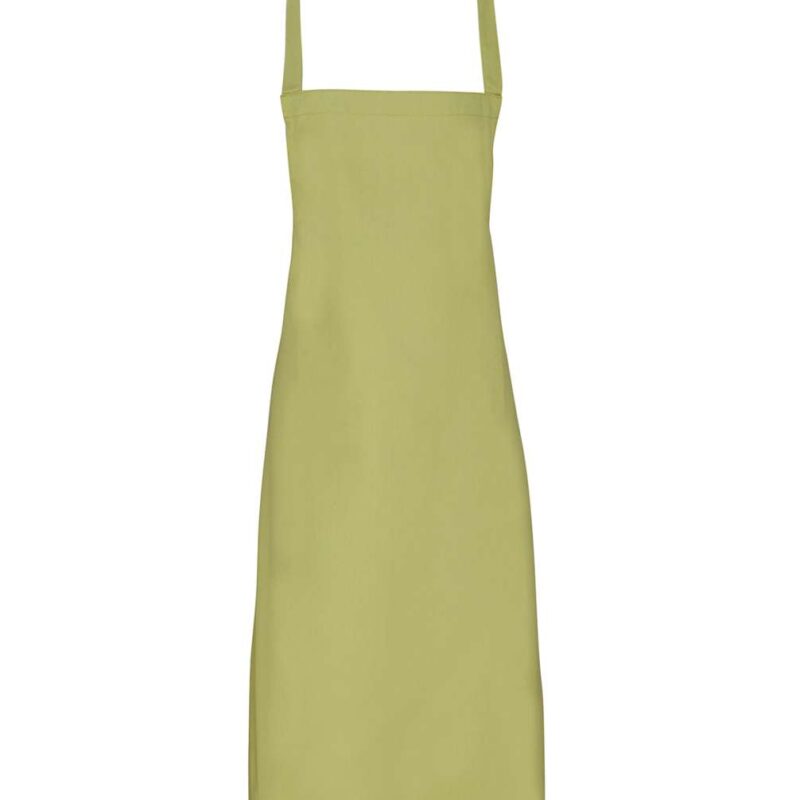 pr102-lime-a2 Premier 100% ORGANIC COTTON BIB APRON - Λαχανί