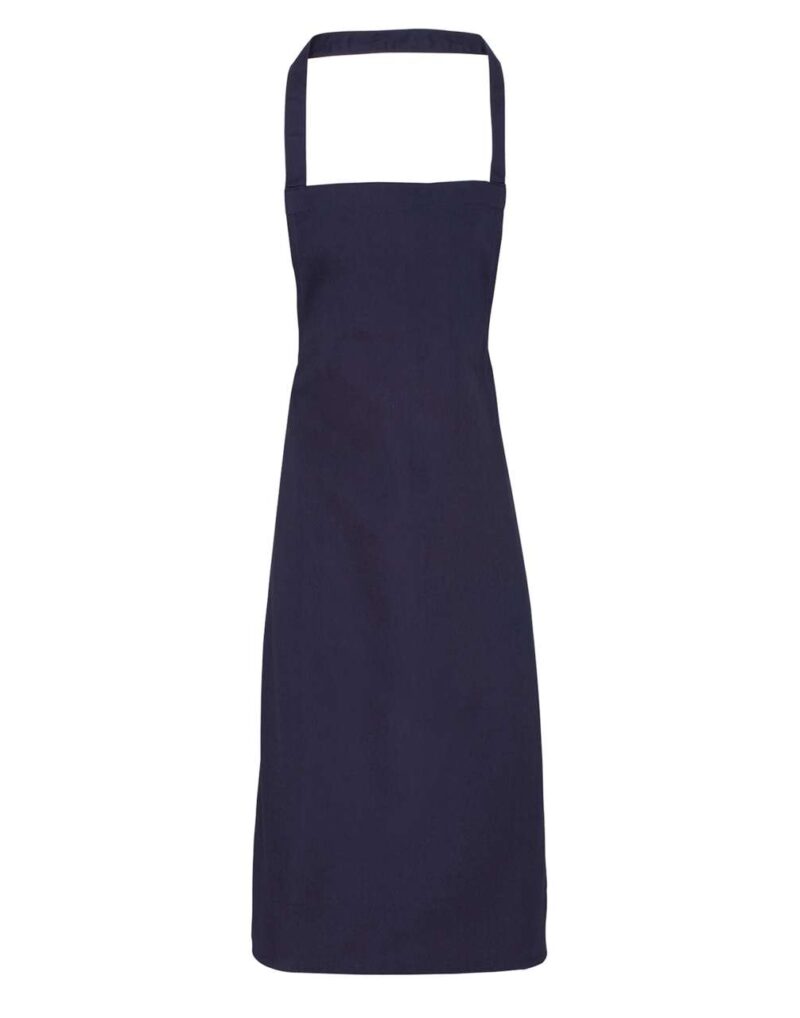 pr102-navy-a2 Premier 100% ORGANIC COTTON BIB APRON - Μπλε μαρίν