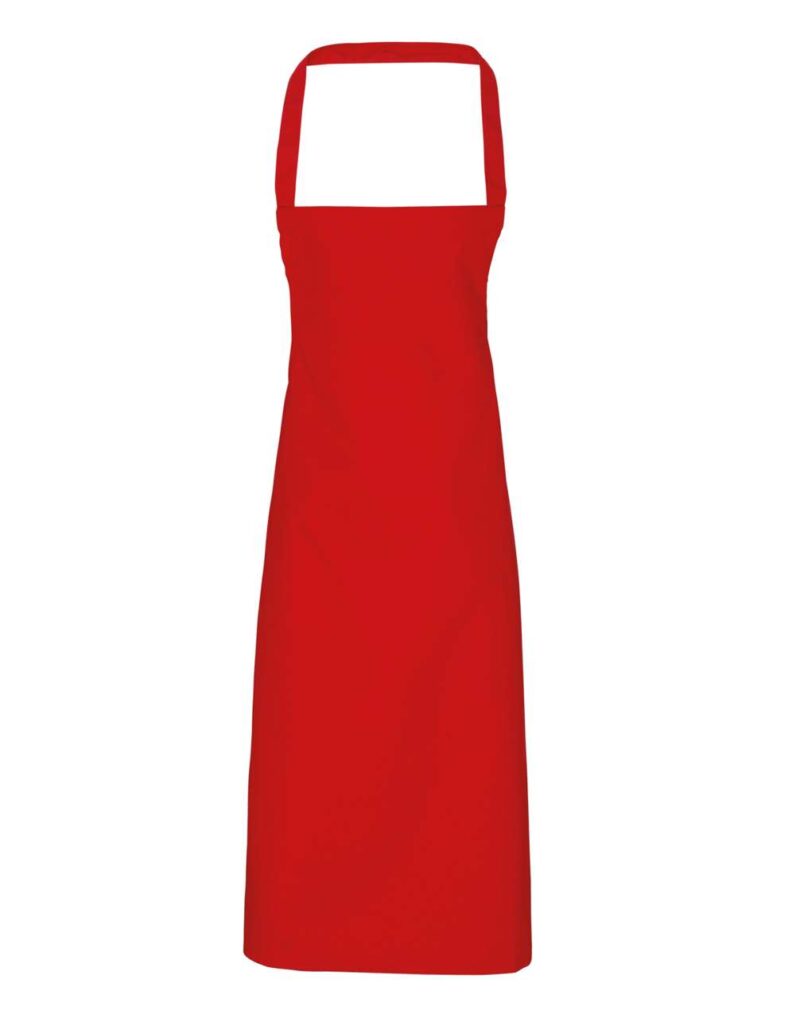 Premier 100% ORGANIC COTTON BIB APRON - Κόκκινο
