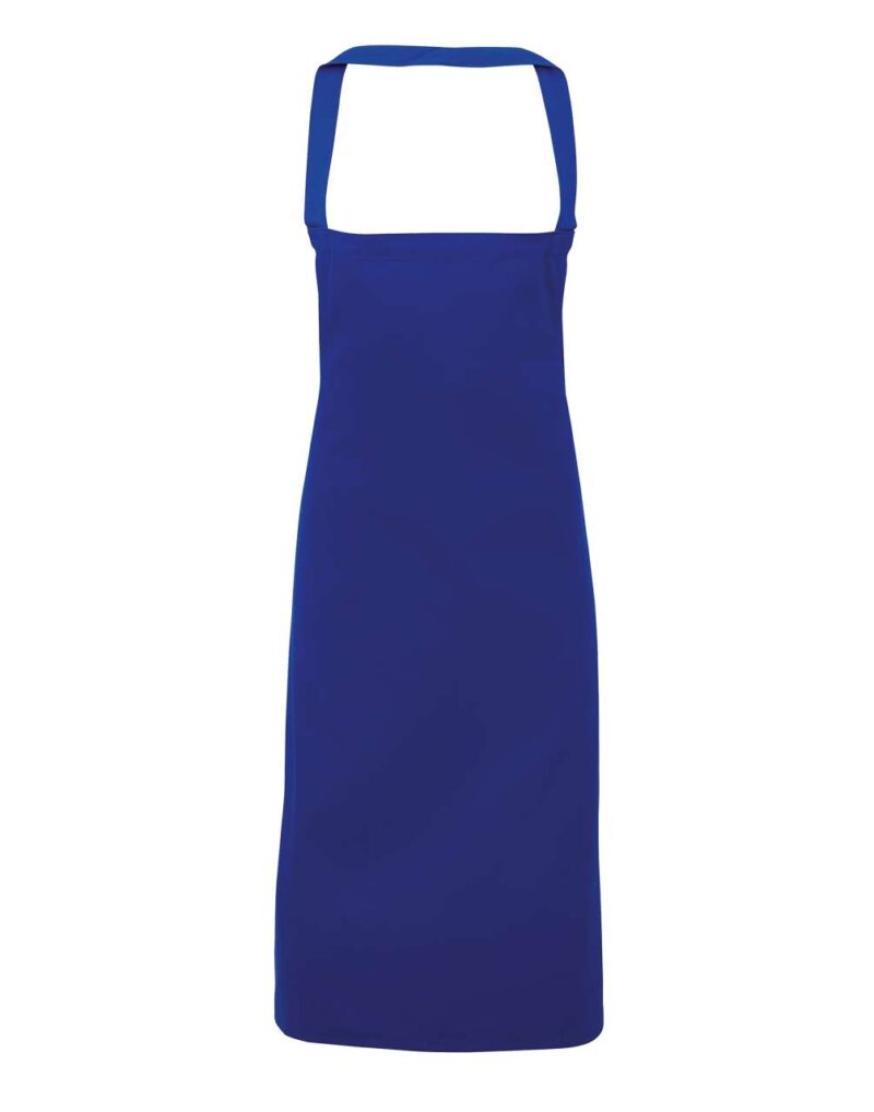 pr102-royal-a2 Premier 100% ORGANIC COTTON BIB APRON - βασιλικό μπλε