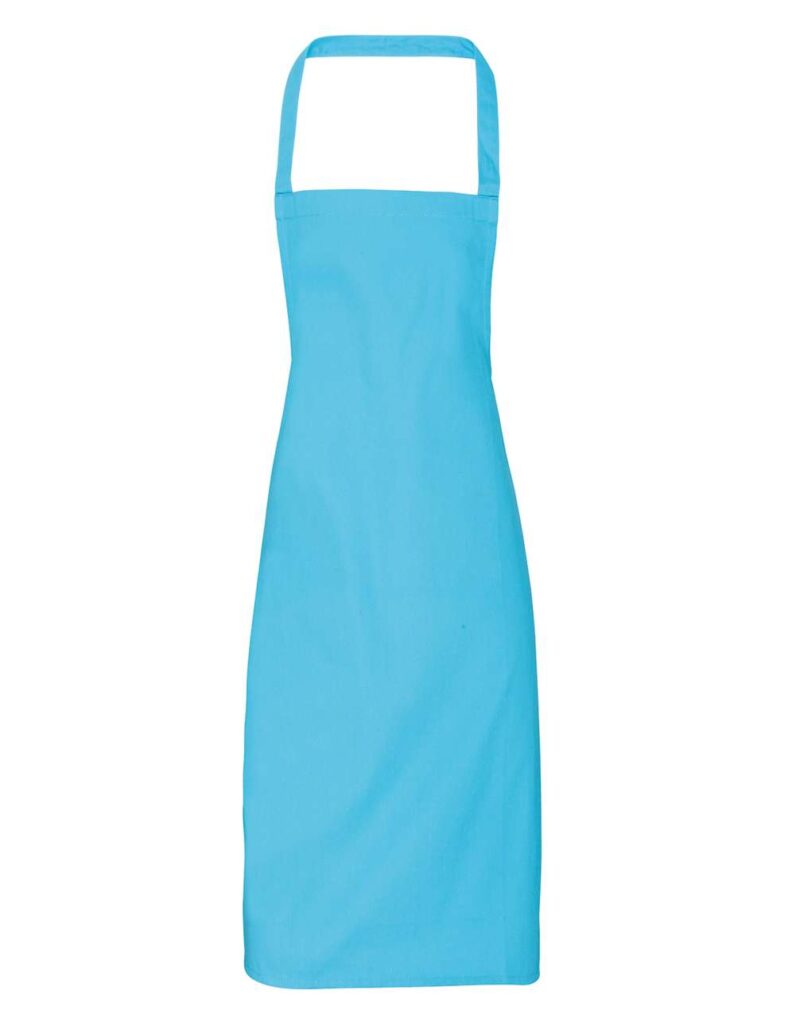 pr102-turquoise-a2 Premier 100% ORGANIC COTTON BIB APRON - Τυρκουάζ