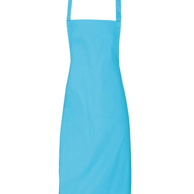 pr102-turquoise-a2 Premier 100% ORGANIC COTTON BIB APRON - Τυρκουάζ