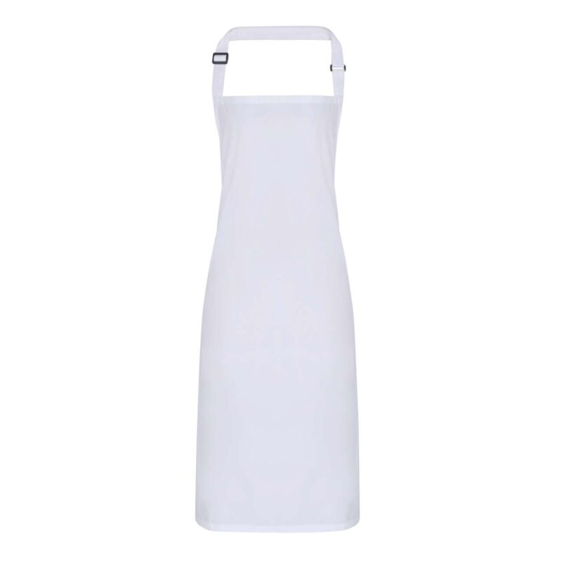 pr115-white-a1 Premier WATERPROOF BIB APRON - Λευκό
