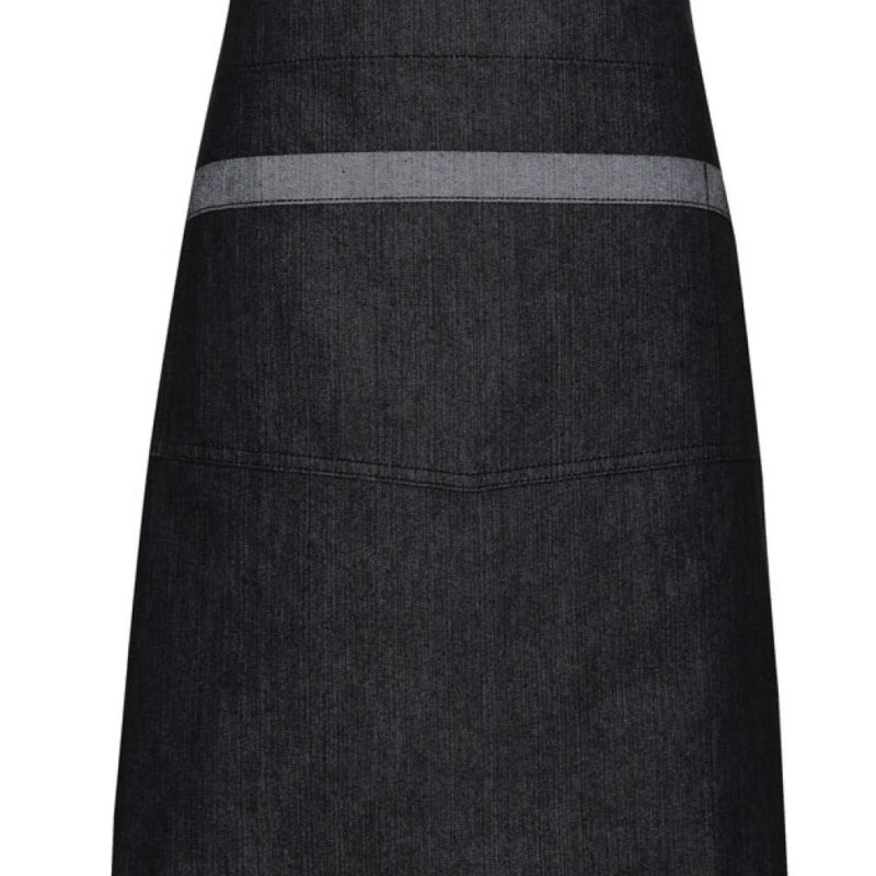 Premier 'DOMAIN' CONTRAST DENIM WAIST APRON - Μαύρο Τζιν