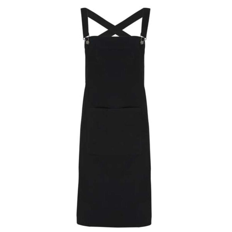 Premier BARISTA CROSS BACK BIB APRON - Μαύρο