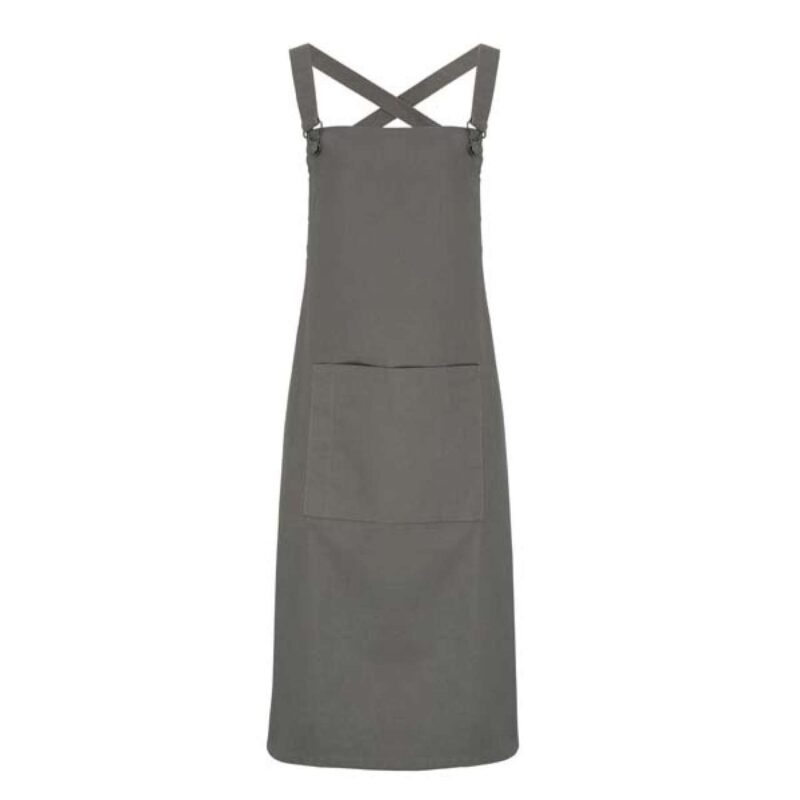 Premier BARISTA CROSS BACK BIB APRON - Σκούρο Γκρι