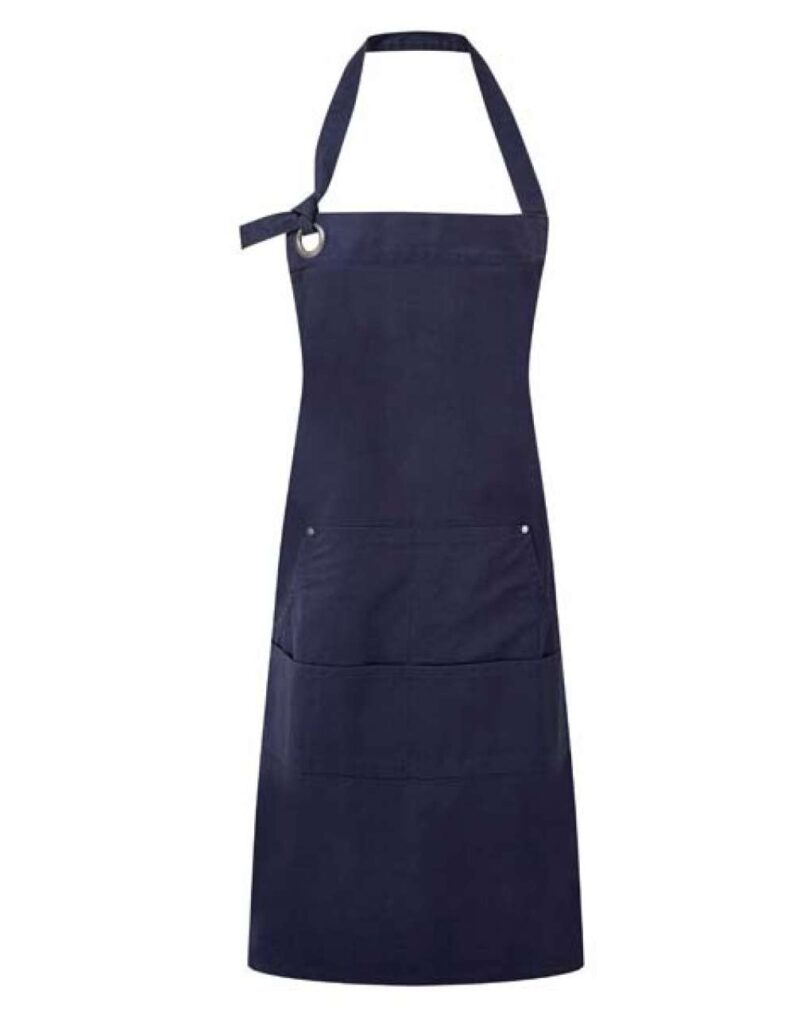 Premier 'CALIBRE' HEAVY COTTON CANVAS POCKET APRON - Μπλε μαρίν