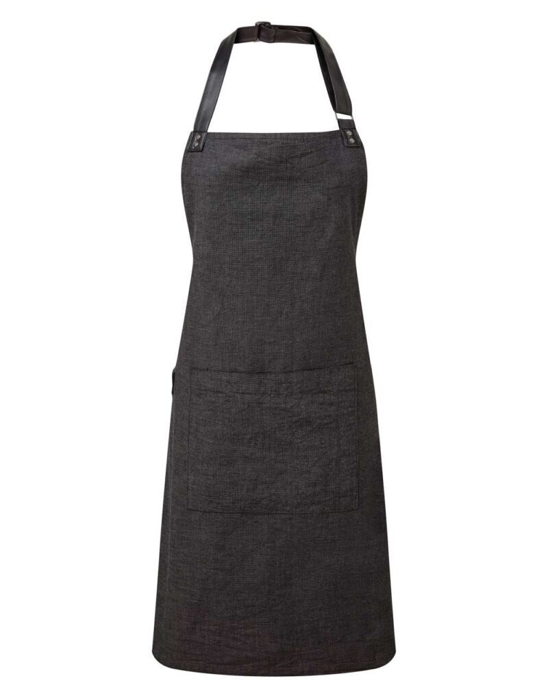 pr144-black-a1 Premier 'ANNEX' OXFORD BIB APRON - Μαύρο
