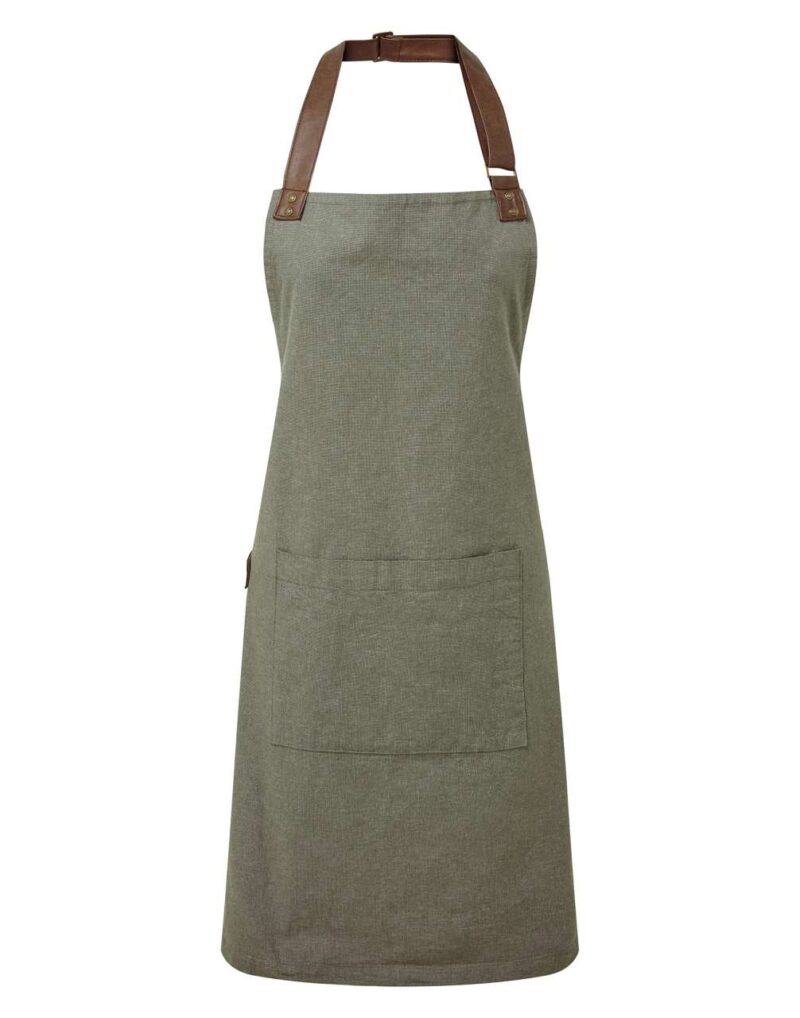 pr144-moss-a2 Premier 'ANNEX' OXFORD BIB APRON - Moss