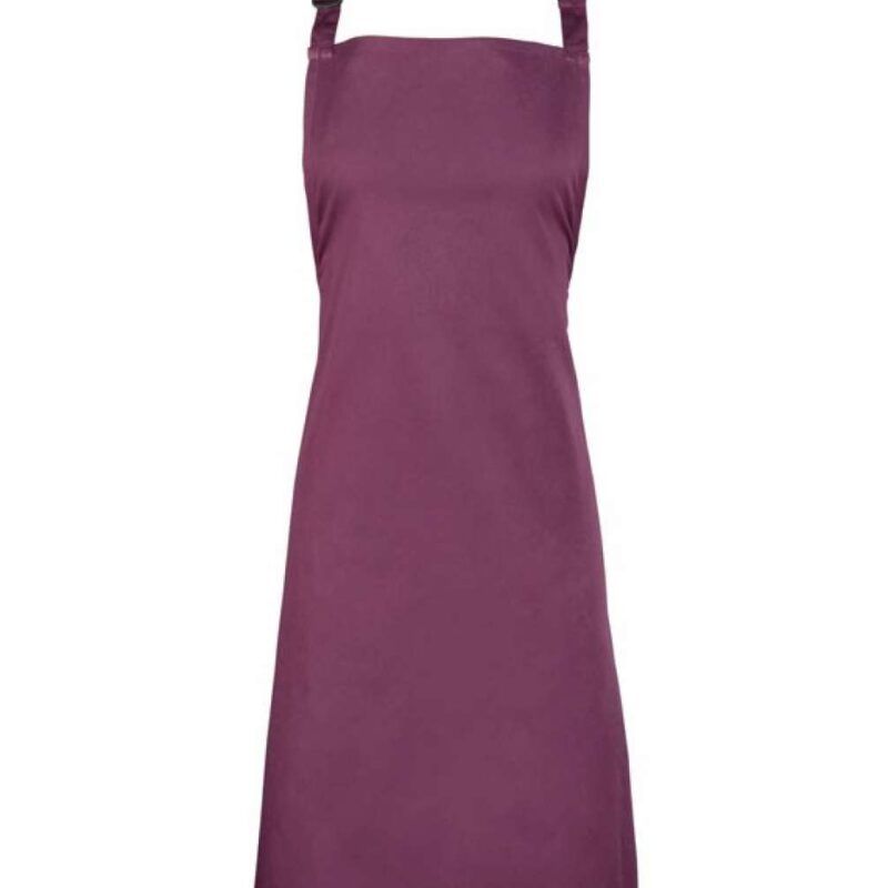 pr150-aubergine-a1 Premier 'COLOURS COLLECTION’ BIB APRON - Μελιτζανί