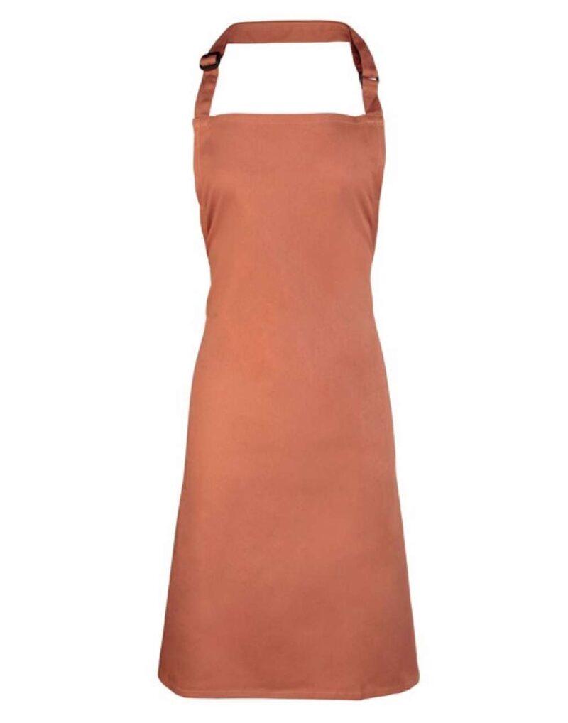 pr150-chestnut-a1 Premier 'COLOURS COLLECTION’ BIB APRON - Μόκα