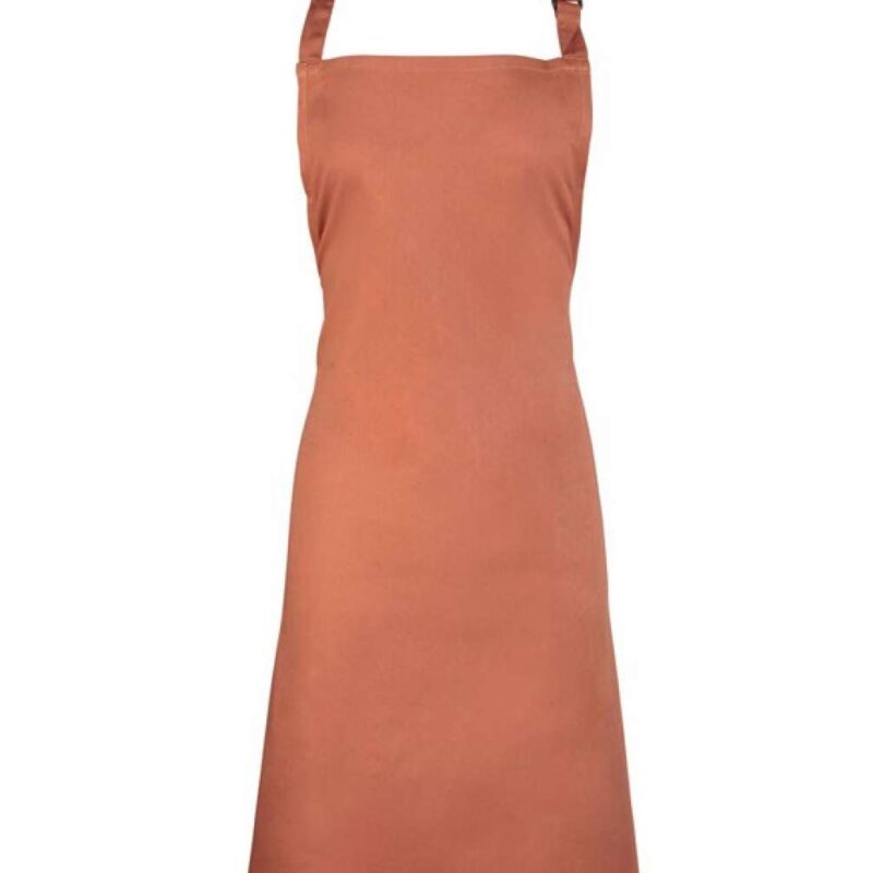 pr150-chestnut-a1 Premier 'COLOURS COLLECTION’ BIB APRON - Μόκα