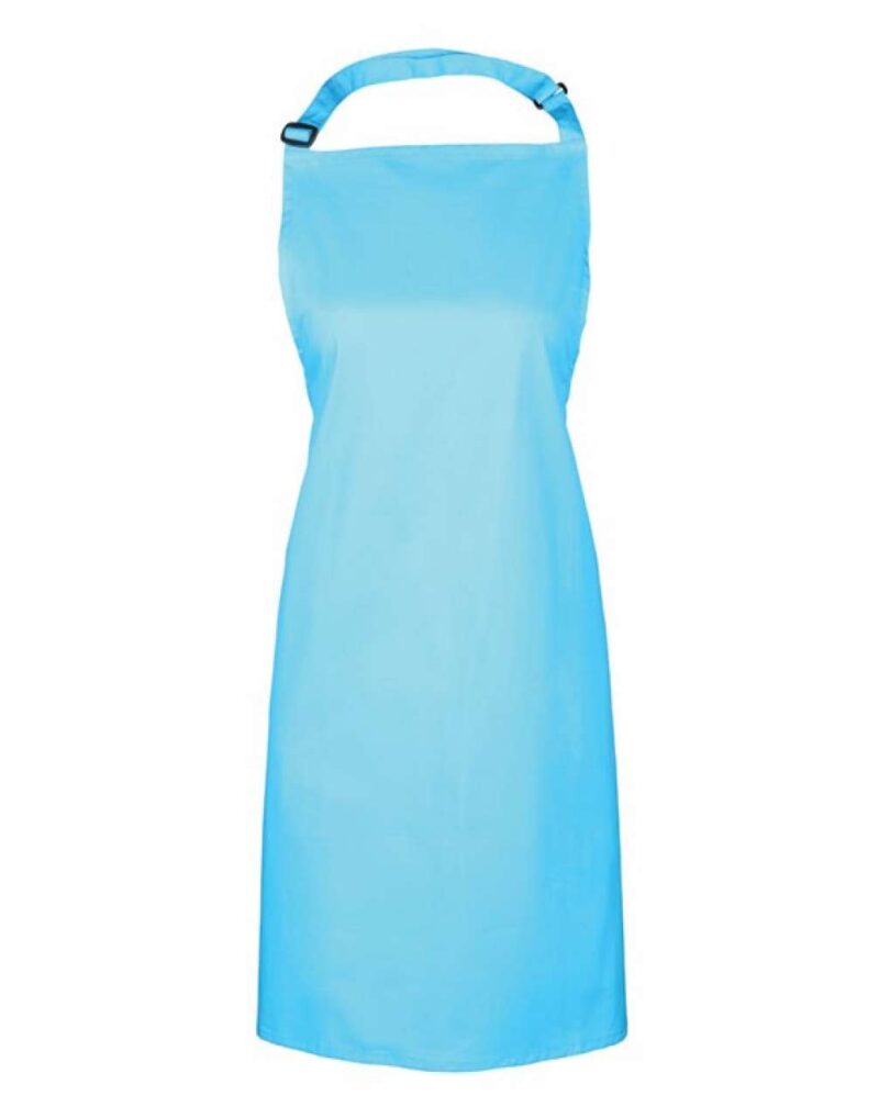 pr150-cyan-a1 Premier 'COLOURS COLLECTION’ BIB APRON - Τυρκουάζ