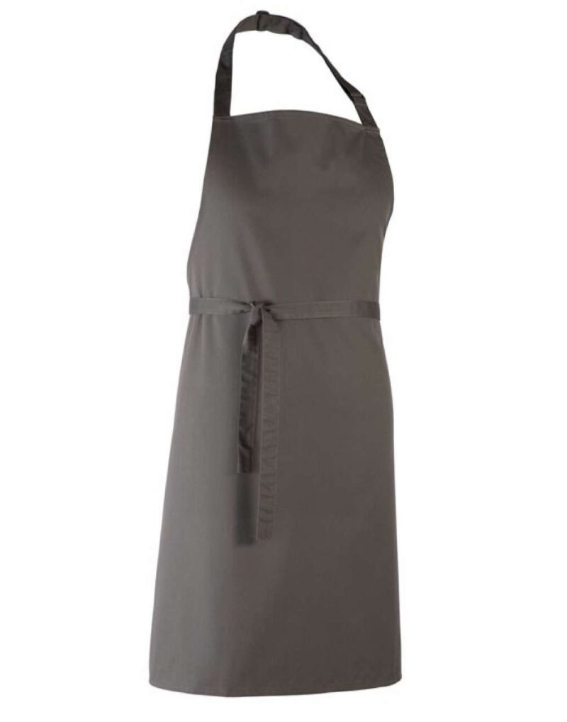 pr150-dark_grey-a1 Premier 'COLOURS COLLECTION’ BIB APRON - Ανθρακί