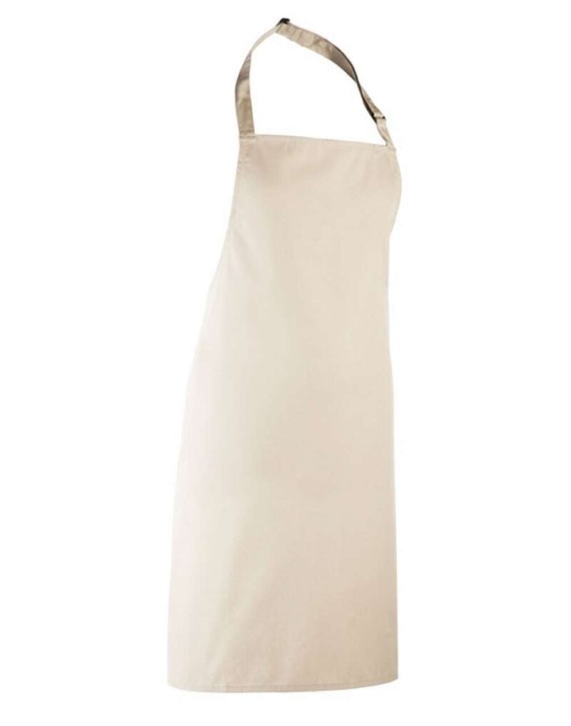 pr150-natural-a1 Premier 'COLOURS COLLECTION’ BIB APRON - Φυσικό