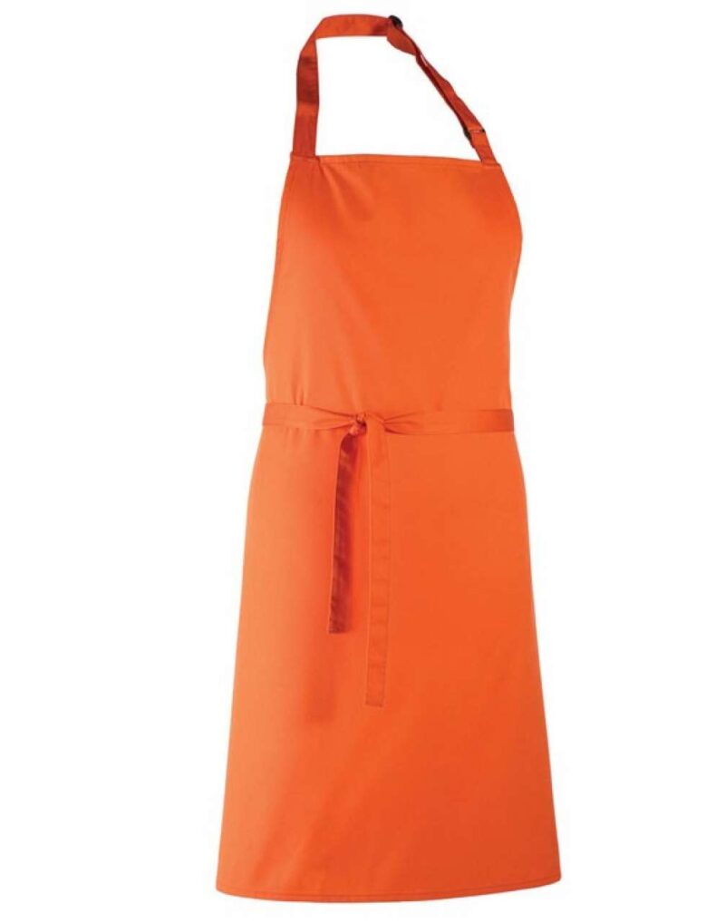 pr150-orange-a1 Premier 'COLOURS COLLECTION’ BIB APRON - πορτοκαλί