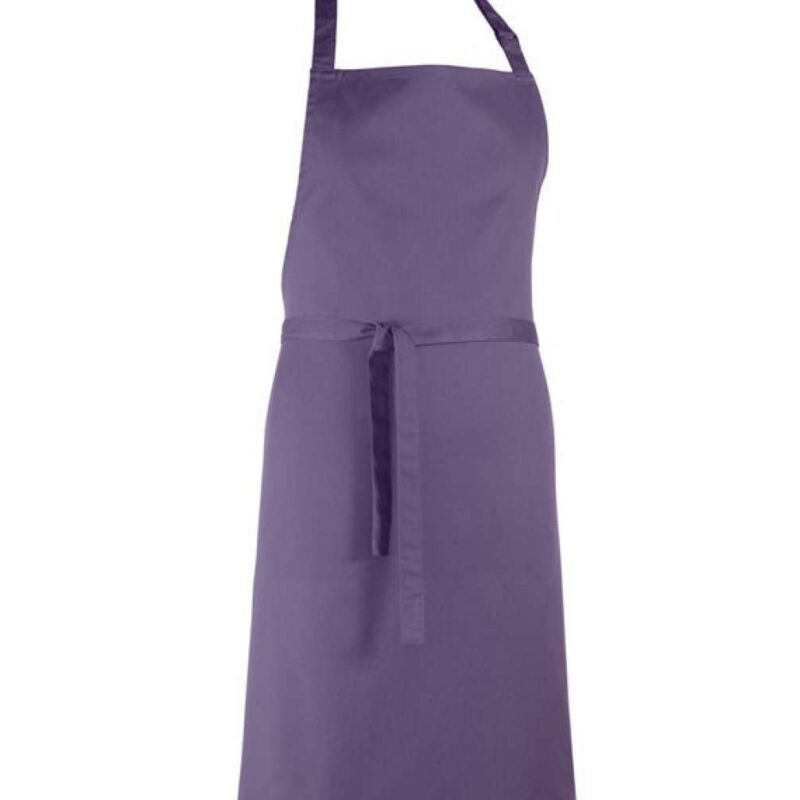 pr150-purple-a1 Premier 'COLOURS COLLECTION’ BIB APRON - Μωβ