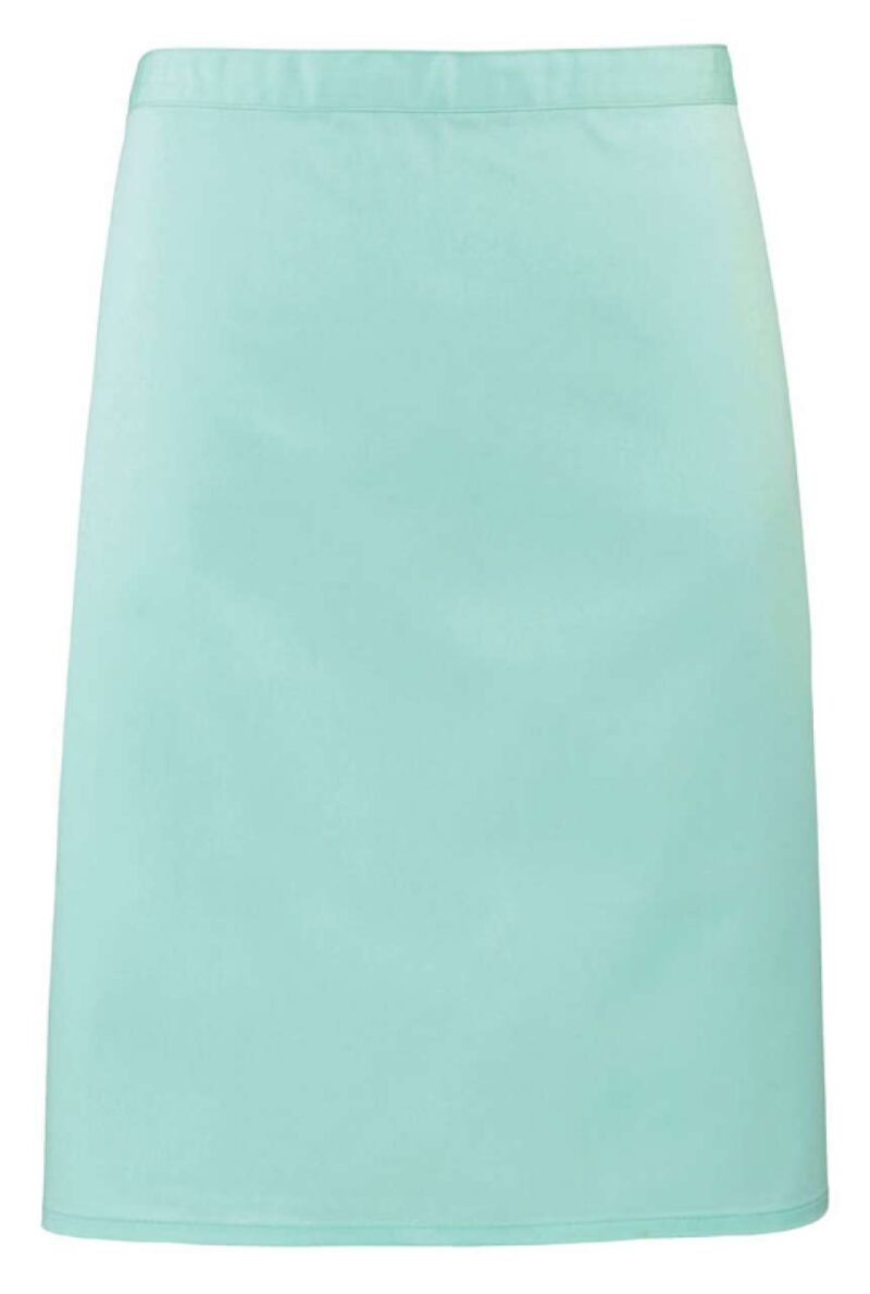 pr151-aqua-a1 Premier 'COLOURS COLLECTION’ MID LENGTH APRON - Θαλασσί