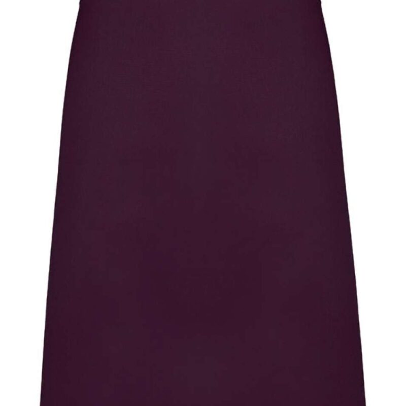 pr151-aubergine-a1 Premier 'COLOURS COLLECTION’ MID LENGTH APRON - Μελιτζανί