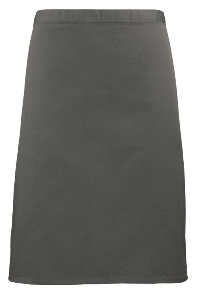 pr151-dark_grey-a1 Premier 'COLOURS COLLECTION’ MID LENGTH APRON - Σκούρο Γκρι