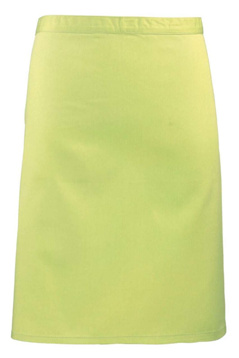 pr151-lime-a1 Premier 'COLOURS COLLECTION’ MID LENGTH APRON - Πράσινο της όασης