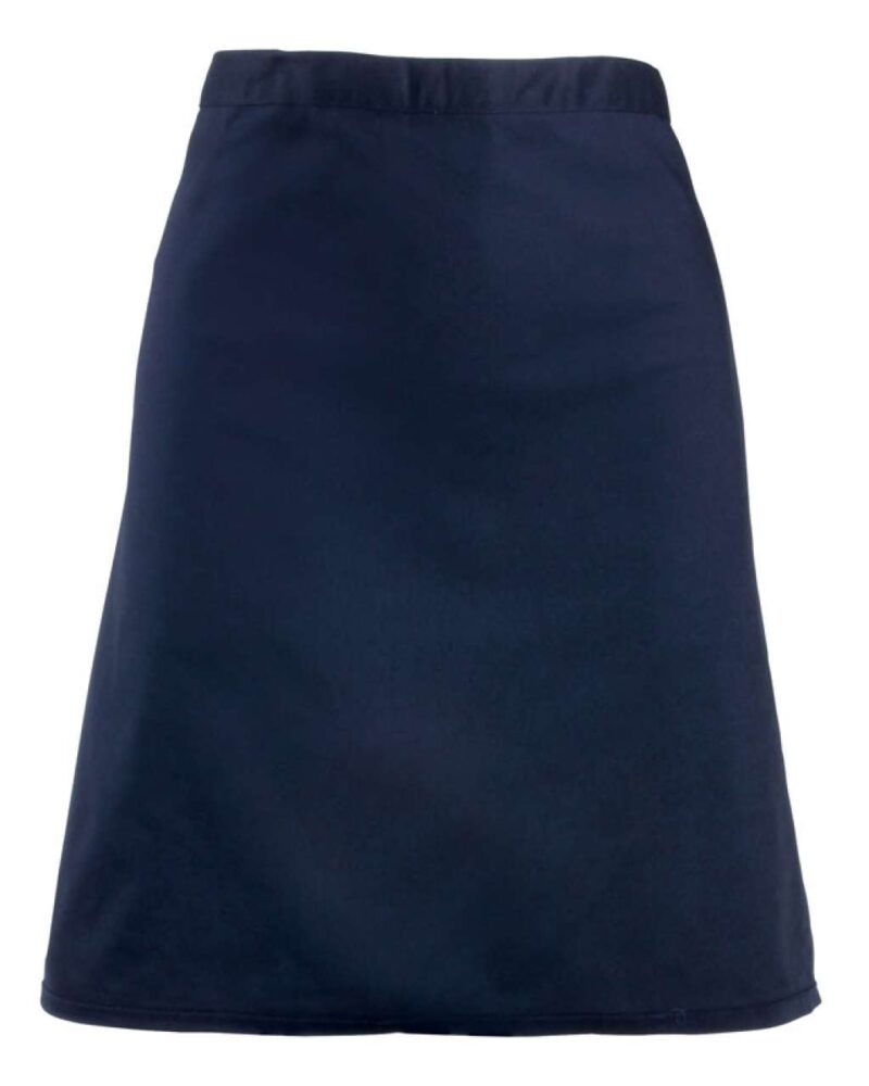 pr151-navy-a1 Premier 'COLOURS COLLECTION’ MID LENGTH APRON - Μπλε μαρίν