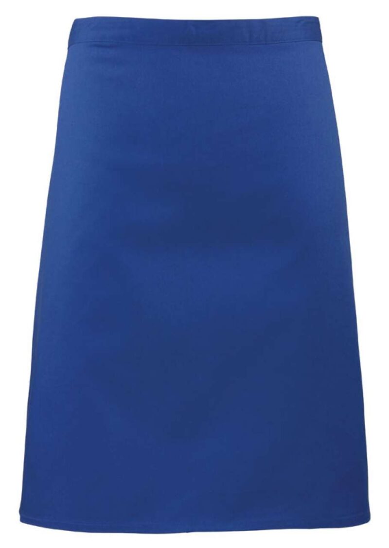 pr151-royal-a1 Premier 'COLOURS COLLECTION’ MID LENGTH APRON - βασιλικό μπλε