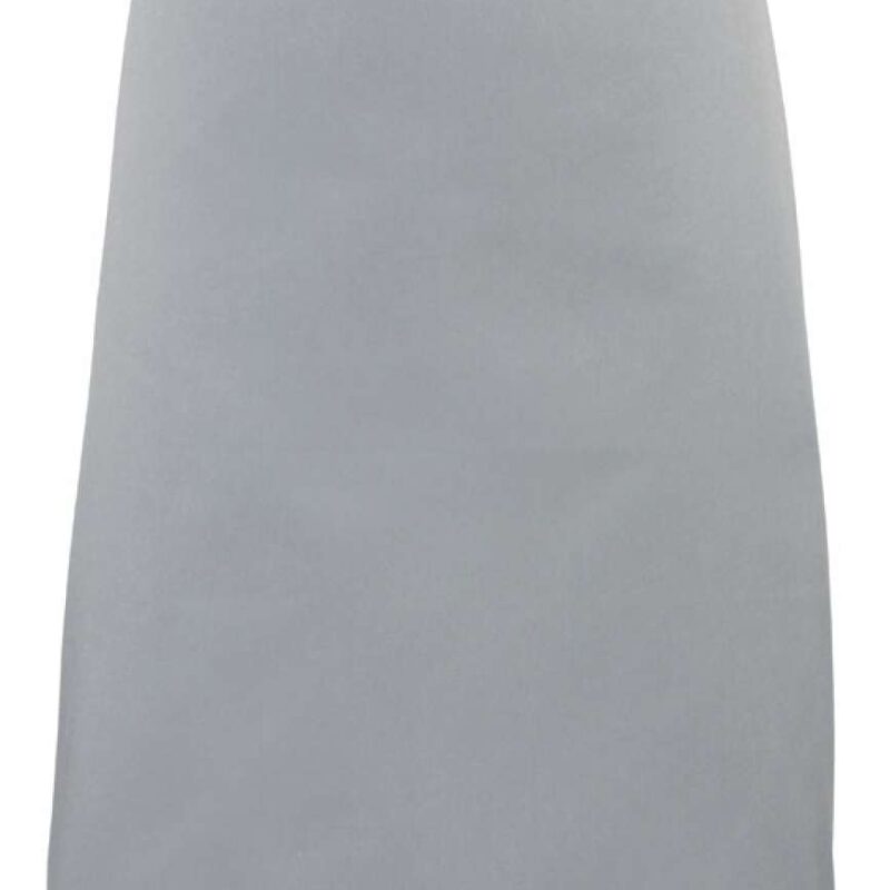 pr151-silver-a1 Premier 'COLOURS COLLECTION’ MID LENGTH APRON - ασημί