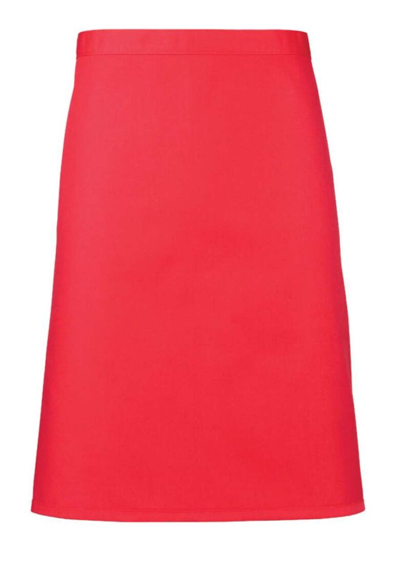 Premier 'COLOURS COLLECTION’ MID LENGTH APRON - Κόκκινο της φράουλας