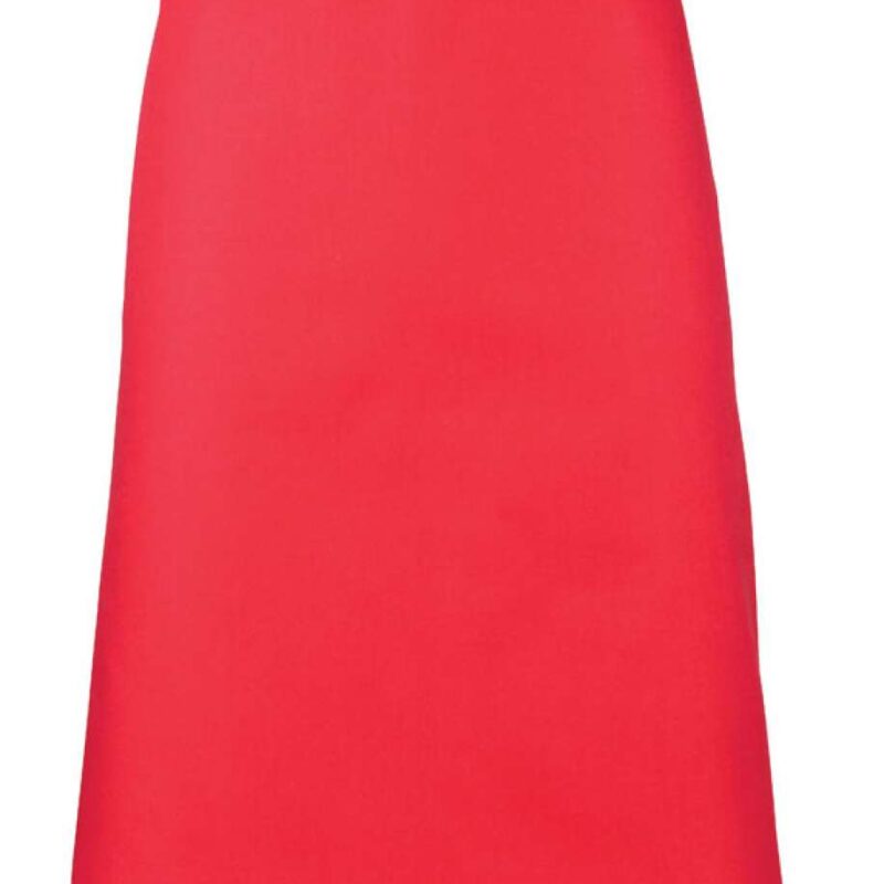 Premier 'COLOURS COLLECTION’ MID LENGTH APRON - Κόκκινο της φράουλας