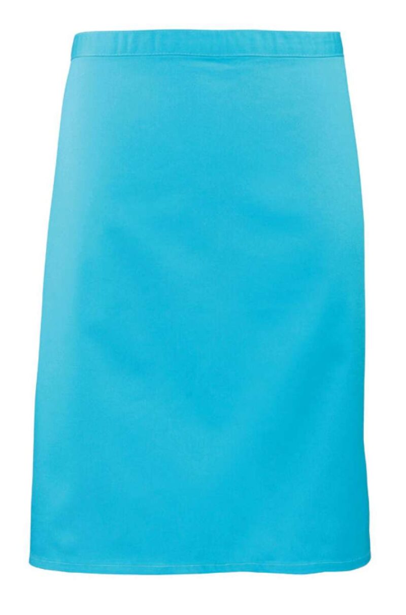 pr151-turquoise-a1 Premier 'COLOURS COLLECTION’ MID LENGTH APRON - Τυρκουάζ