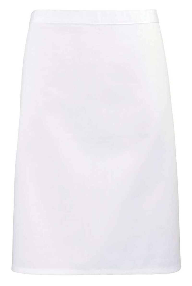 Premier 'COLOURS COLLECTION’ MID LENGTH APRON - Λευκό