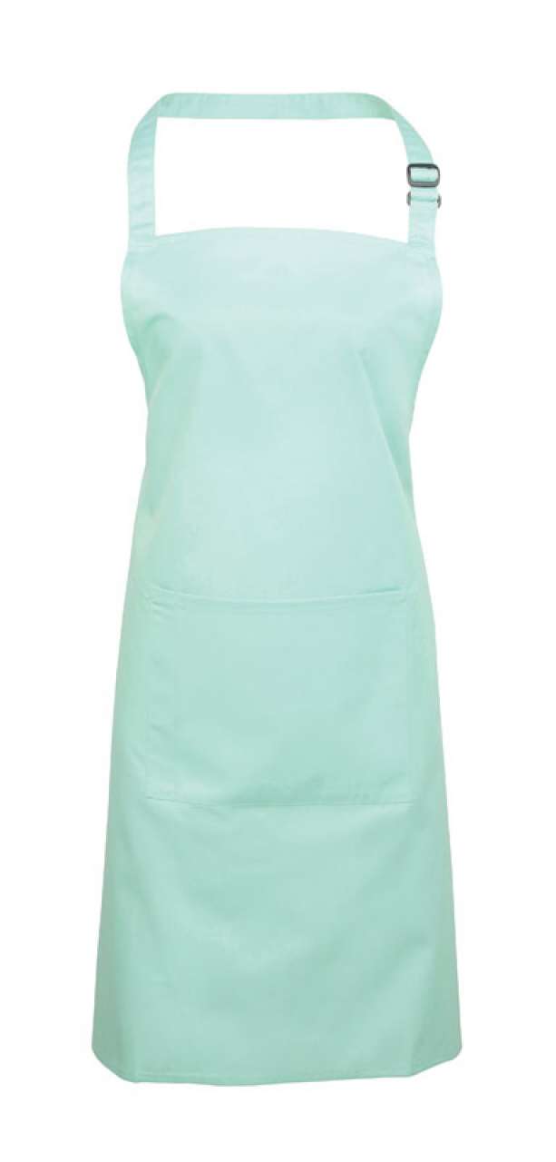 pr154-aqua-a1 Premier 'COLLECTION COLOURS' WITH APRON BIB POCKET - Θαλασσί