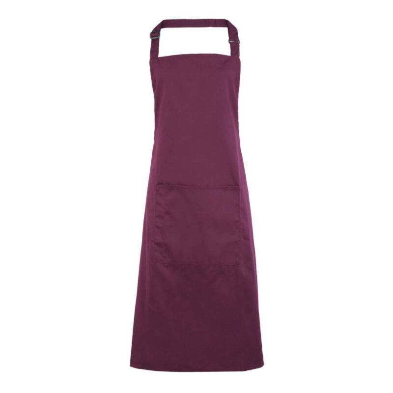 pr154-aubergine-a1 Premier 'COLLECTION COLOURS' WITH APRON BIB POCKET - Μελιτζανί