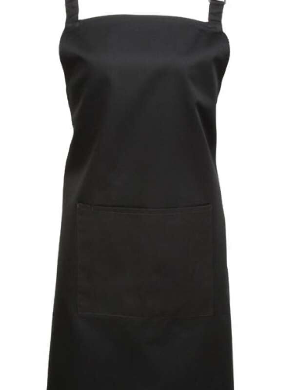 pr154-black-a1 Premier 'COLLECTION COLOURS' WITH APRON BIB POCKET - Μαύρο