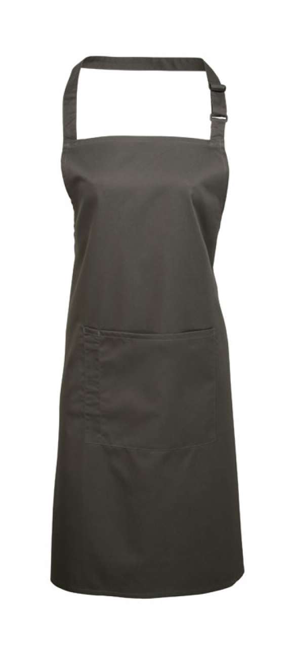pr154-dark_grey-a1 Premier 'COLLECTION COLOURS' WITH APRON BIB POCKET - Ανθρακί
