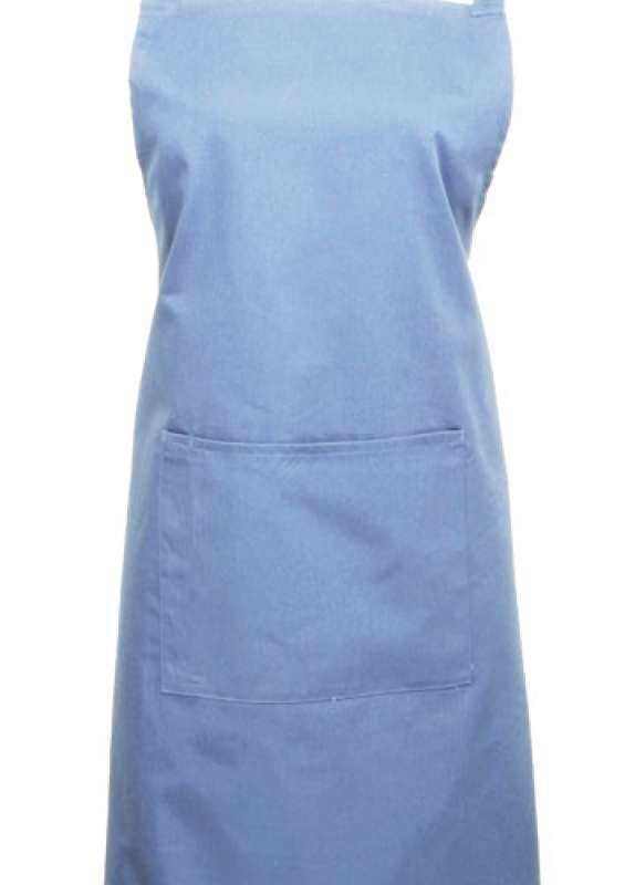 pr154-mid_blue-a1 Premier 'COLLECTION COLOURS' WITH APRON BIB POCKET - Μεσαίο Μπλε