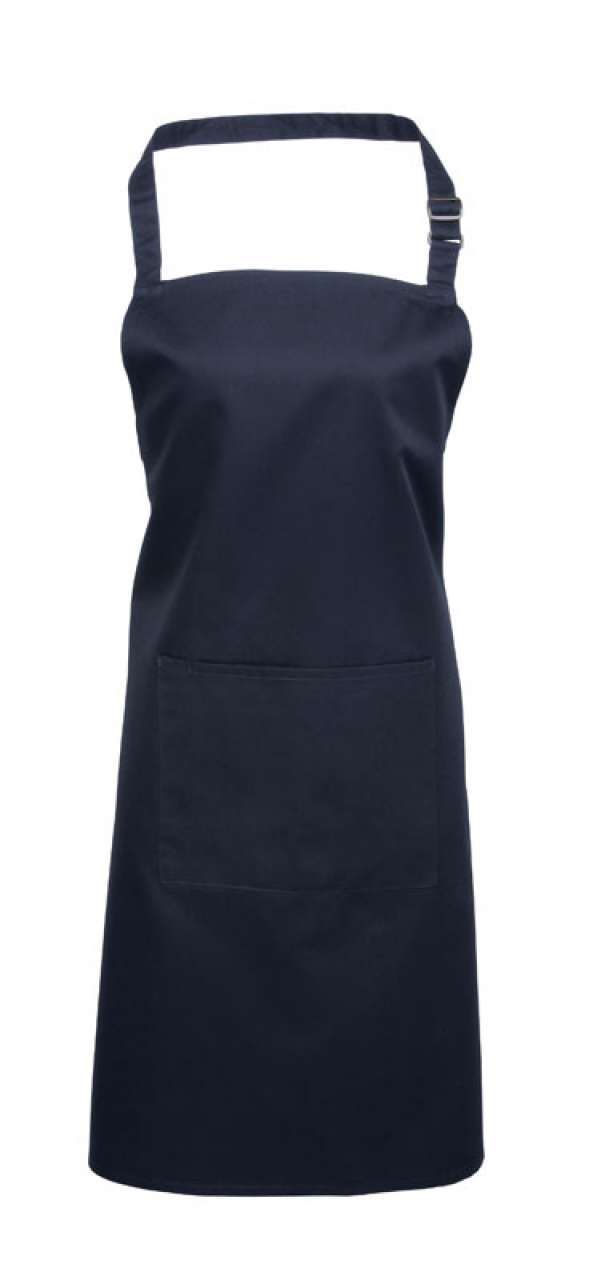 pr154-navy-a1 Premier 'COLLECTION COLOURS' WITH APRON BIB POCKET - Μπλε μαρίν