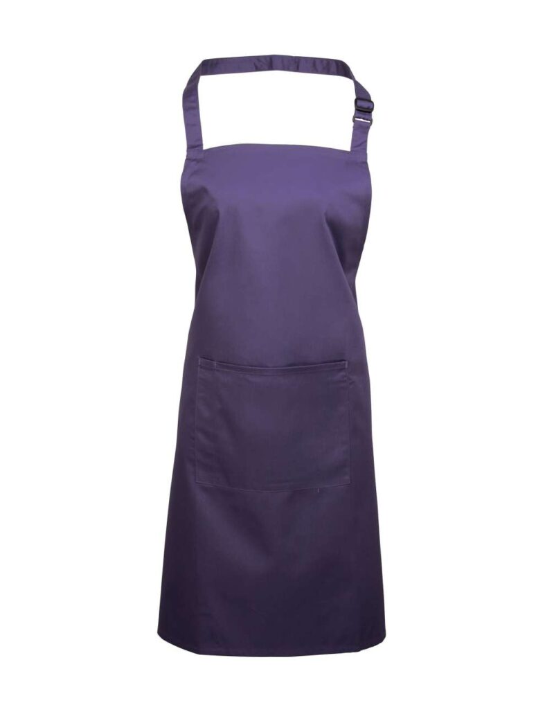 pr154-purple-a1 Premier 'COLLECTION COLOURS' WITH APRON BIB POCKET - Μωβ
