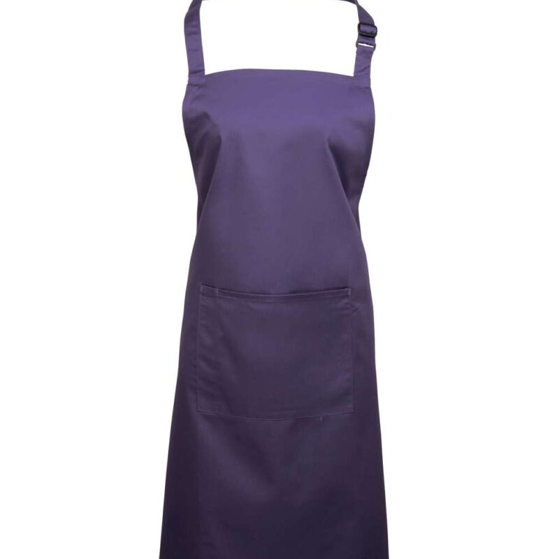 pr154-purple-a1 Premier 'COLLECTION COLOURS' WITH APRON BIB POCKET - Μωβ
