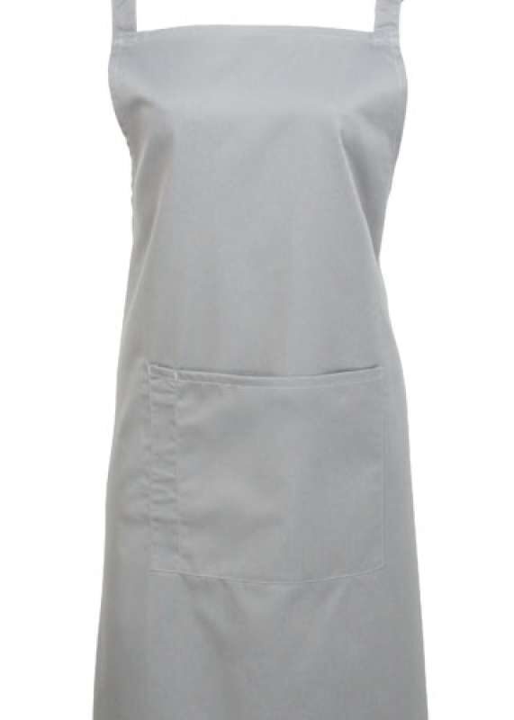 pr154-silver-a1 Premier 'COLLECTION COLOURS' WITH APRON BIB POCKET - ασημί