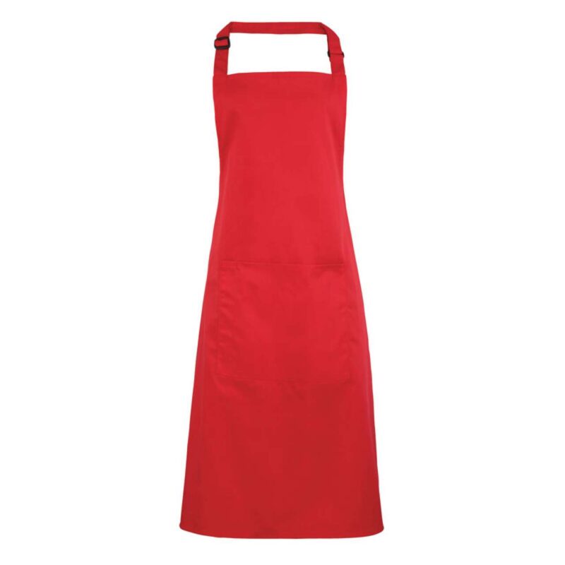 pr154-strawberry_red-a1 Premier 'COLLECTION COLOURS' WITH APRON BIB POCKET - Κόκκινο της φράουλας