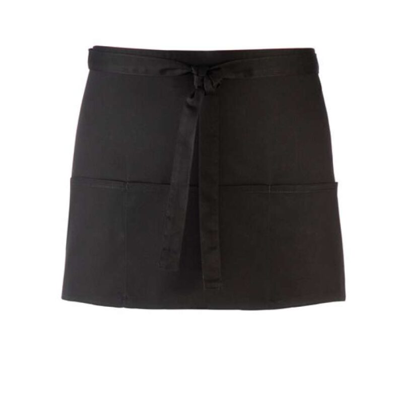 Premier COLOURS COLLECTION’ THREE POCKET APRON - Μαύρο
