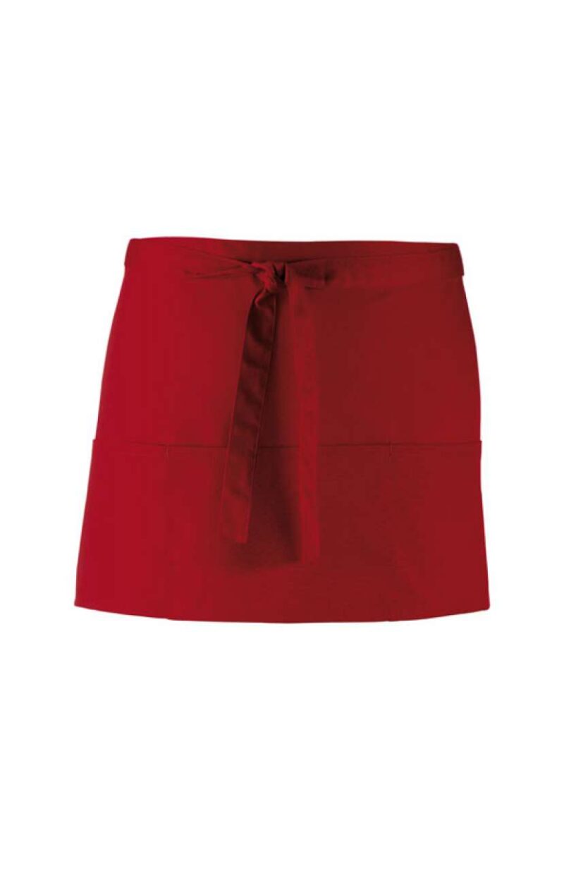 pr155-burgundy-a1 Premier COLOURS COLLECTION’ THREE POCKET APRON - μπορντό
