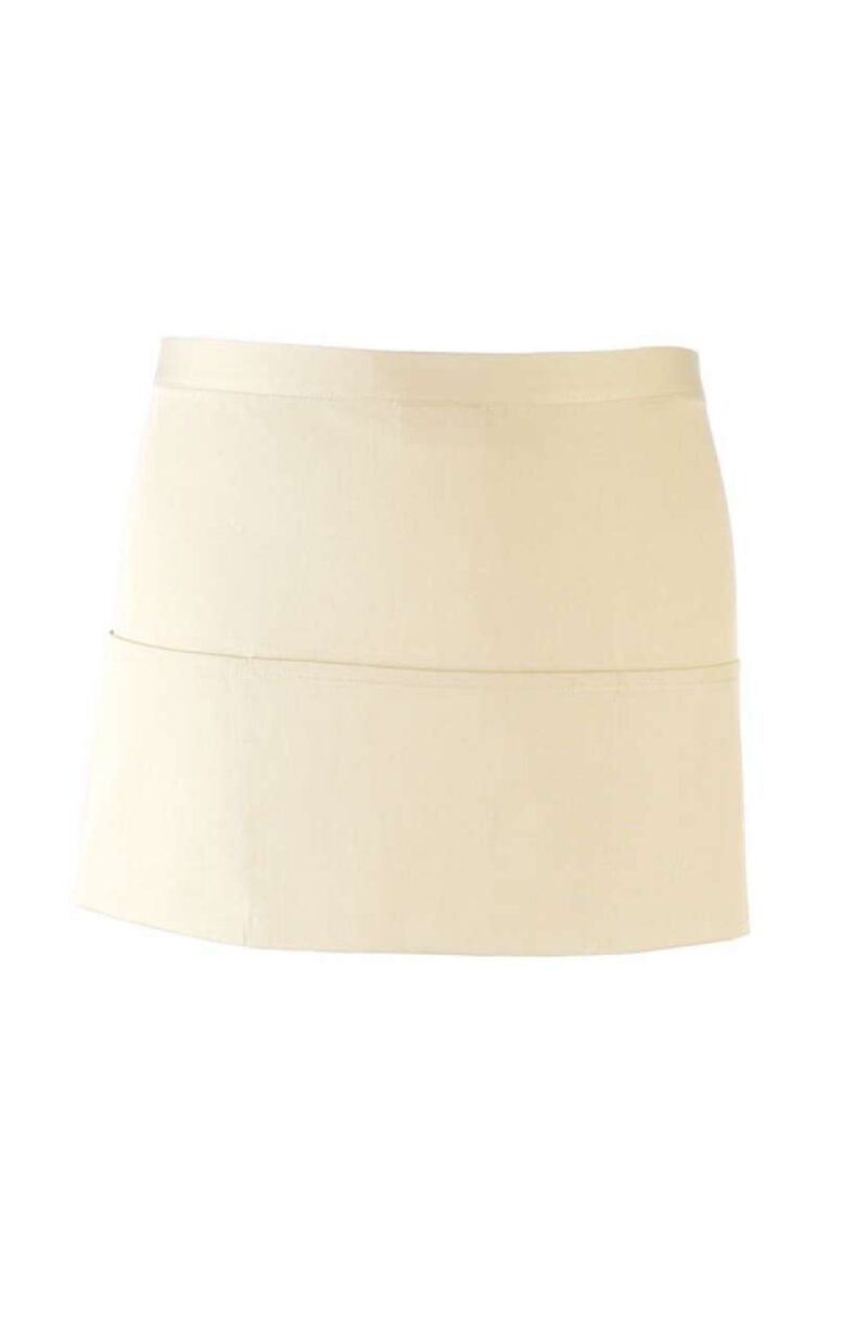 pr155-natural-a1 Premier COLOURS COLLECTION’ THREE POCKET APRON - Φυσικό